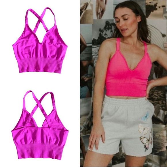 Free People Tops - ⚠️SOLD-🫶11/12/23⚠️Free People Movement Good Karma Crop Tank Bra Top